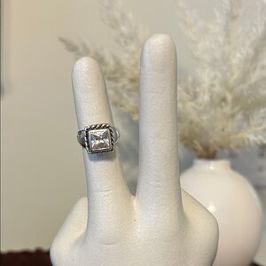 Silpada Silver Square-Cut Ring